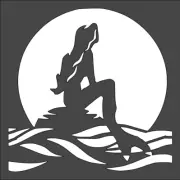 1- 5.5x5.5-inch Stencil, (VC-47) Mermaid (6mil)*****