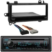Kenwood KDC-BT34 Bluetooth USB AUX CD Receiver, Radio Wiring Harness, Dash Kit (for: Jeep)