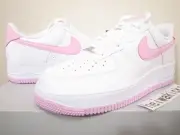 NIKE AIR FORCE 1 '07 WHITE/PINK RISE-WHITE FJ4146-101 US10.5