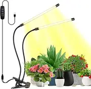 Grow Light Full Spectrum Plant Lights for Indoor Plants, Full Spectrum Plant Grow Lights, 9 Dimmable Levels Auto ON & Off with 3/9/12H Timer