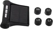 CTIRCHIU Real-time Monitoring Tire Pressure Sensor Solar-powered Car Display Universal Fitment for Safety
