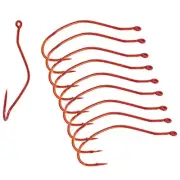Mustad UltraPoint Slow Death Red Fishing Hooks (10 Ct) - 1