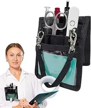 Nursing Fanny Pack, Nurse Fanny Pack for Women, Multi Compartment Pocket Waist Bag with Tape Holder Tool Belt for Scissors & Teacher