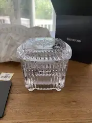WATERFORD CRYSTAL 4” LOVELY IMPRESSIVE NEW “SILENT NIGHT” MUSIC BOX