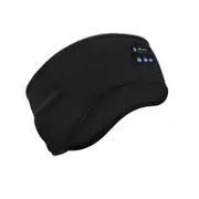 Sleep Headphones Wireless Bluetooth Sports Headband Headphones Perfect for Air Travel Workout-Black Edging