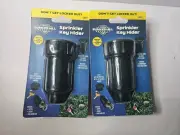 Lot of 2 Bunker Hill Security Sprinkler Key Hider Holder Safe Waterproof Cash
