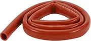 X AUTOHAUX Silicone Vacuum Tubing Hose Automotive Vacuum Line High Temperature 4Ft 5/8" 16mm ID 2.5mm Thickness 1 Pcs Red