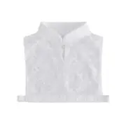 Frog Button Collar Lace Collar Half-Shirt Applique Embroidered Flower Collar