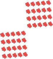[TEHAUX] 200 Pcs Badge Accessories hook Pin Backs Tie Tack Pin Backs Maple leaf Pin Backs blank hats hitch accessories red accessories Brooch Clasp Rubber Lapel Pin Backs Brooch Keepers