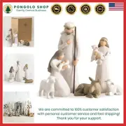 6-Piece Nativity Set, Behold The Awe and Wonder of The Christmas Story, Build...