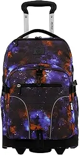 [J World New York] Lunar Rolling Backpack, Laptop Bag with Wheels