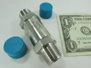 New Swagelok / Nupro 3/8" x 3/8" NPT Male Stainless Poppet Check Valves SS-6C2-1
