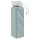 620ml Collapsible Water Bottle with Straw BPA Free for Gym Travel (Green) Hot