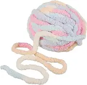 [KOCKSHION] 1 Roll DIY Chunky Woolen Yarn Portable Crochet Knitting Yarn for Blankets Scarves and Home Projects Comfortable Skin Friendly Durable Crafting Material