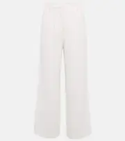 [Etro] Etro Pleated high-rise cropped pants AU 14 white