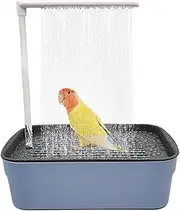 Euyehn Birds Bath Fountain | Bird Bath Tub | Pet Bath Circulating Water Shower | Automatic Circulating Water Bird Shower Pet Bird Bath For Cockatiel, African Grey, Parrot