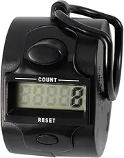 SUPVOX Manual Digital Counter 2pcs Palm Clicker Electronic Tally Counter 5- Display Safe Material Compact for Travel Random Color