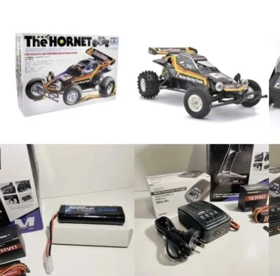 Tamiya Hornet Make It Run Bundle Rc Car Kit 1/10 2wd Off Road Buggy #58336 W/ESC