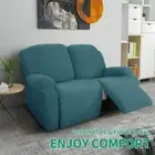 6Pc/Set 2 Seater Sofa Cover All-Inclusive Armchair Cover Elastic Thicken Cover