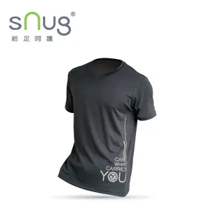 【sNug CWCY超導科技涼感T恤黑色】臺灣戶外精品優選獎/吸濕排汗/親膚涼爽/涼感衣/防曬/抗UV/登山/跑步/男女適穿/ S 黑色 S 黑色