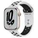Apple Watch Nike S7 GPS ，45mm 星光色鋁金屬錶殼搭 Nike運動型錶帶 _ 台灣公司貨 +贈