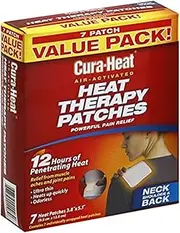 [Cura-heat] Heat Therapy Patches, Air Activated, Neck Shoulder & Back, Value Pack 7 heat patches