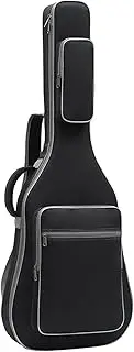 Electric Bass Case Gig Bag Dustproof Waterproof Handbag with Side Handle Birthday Gift Bass Guitar Bag Electric Guitar Case, Black