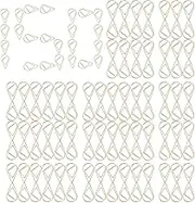 XUTONG 150PCS Paper Clips, Office folders, Small Paper Clips in Stainless Steel Droplet Shaped Paper Clips, Bookmark Paper Clips, Suitable for Office and Study, etc
