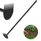 Hoe Garden Tool 17-60 Inch 2-in-1 Adjustable Steel Handle Garden Hoe for Weed...