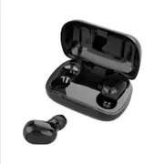 L21 TWS Wireless Stereo bluetooth 5.0 HiFi Binaural Call Earbuds Earphone with Charging Box for Xiaomi iphone BLACK COLOR