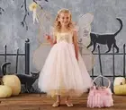 pottery barn kids princess butterfly light up costume, wand, headband 4