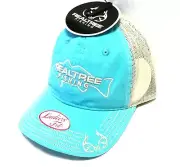 NEW WOMEN'S REALTREE BLUE & PEARL FISHING HAT Ladies Fit Adjustable Strapback