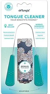 Dr. Tung's Tongue Cleaner, Stainless Steel (3) PACK-colors may vary