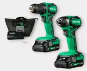 Metabo HPT KC18DDXSM MultiVolt 18V Sub-Compact Drill/Impact Driver CK 2-2Ah Kit