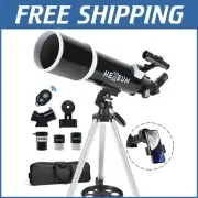 Beginner-Friendly 80mm Telescope with Stunning Optical Quality & Carrying Bag