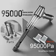 ANYMOB Vacuum Cleaner Gray Pro 2 Filters 3in1 Car Updated Cordless Home Appliance Dual Use