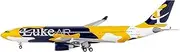 Pre-Built Model Aircraft 14CM 1/400 Scale Model Diecast Metal Airplane for Luke Air Force A330-200 9H-RTU Highly Detailed Airliner Miniature Airplane Model
