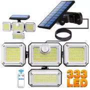 Solar Lights Human Induction Adjustable Head Waterproof Solar Power Wall Lights