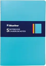 Rediform Blueline 5 Notebooks Pack, Assorted