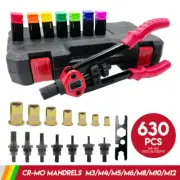630pcs Nut Multi Purpose Heavy Duty Tool Kit Orange Nut Gun Core Shaft