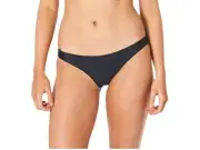 Rip Curl 253445 Womens Classic Full Pants Black Bikini Bottom Swimwear Size S
