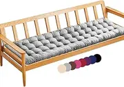 Cushion Thick Bench Cushion 2 Seater Soft Bench Seat Pad 120cm/160cm/170cm Non-Slip Furniture Rocking Chair Long Seat Pad with Ties for Indoor Outdoor Garden Home Office Sofa Cushion Patio