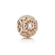 Pandora Rose Gold With CZ Inner Radiance Charm #781370CZ