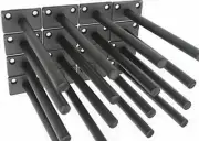 FLOATING SHELF BRACKET Hidden Supports Concealed Support Support 16 Pc 6" MHMYDZ