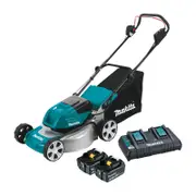 Makita 18Vx2 Brushless 460mm 18" Lawn Mower Kit