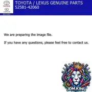Toyota Genuine Protector rear bumper RAV4/VANGUARD ACA3# 52581-42060 OEM JDM