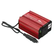 150W Power Inverter DC 12V to 110V Car Charger Converter with Dual USB Ports ...