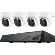 Reolink NVS8-12MD4 12MP/4K+ 8 Channel NVR Surveillance System with 2TB HDD Includes 4x NVC-D12M Turret Cameras [NVS8-12MD4]