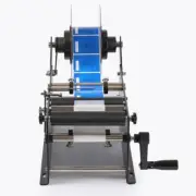 Convenient Round Bottle Labeling Machine Manual Adhesive Sticker Labeller