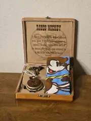Disney Rodeo Mickey Mouse LE Boxed Pocket Watch With Bandana